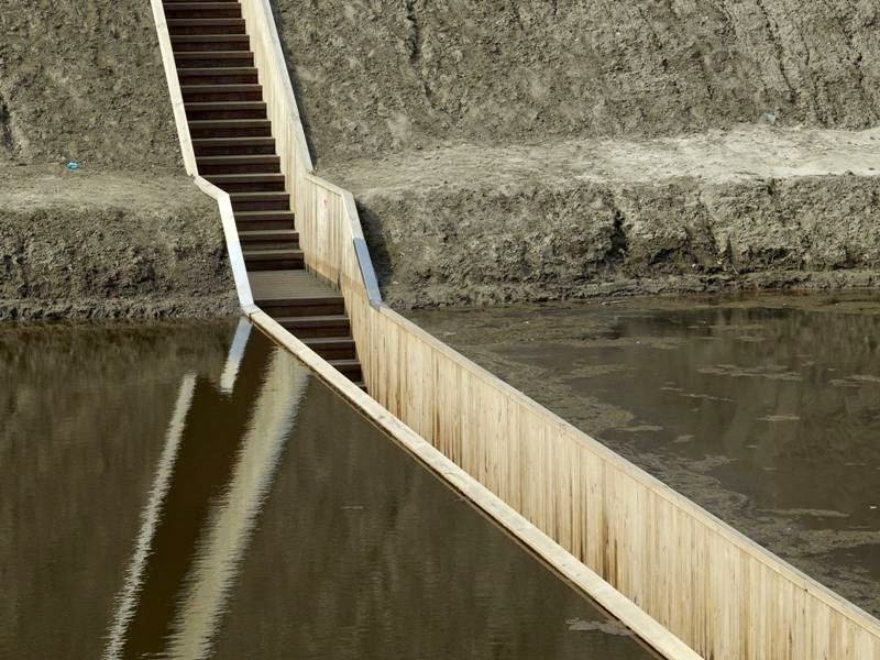 Moses Bridge: The Sunken Walkway in the Netherlands